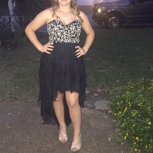 Teeze Me black and white dress